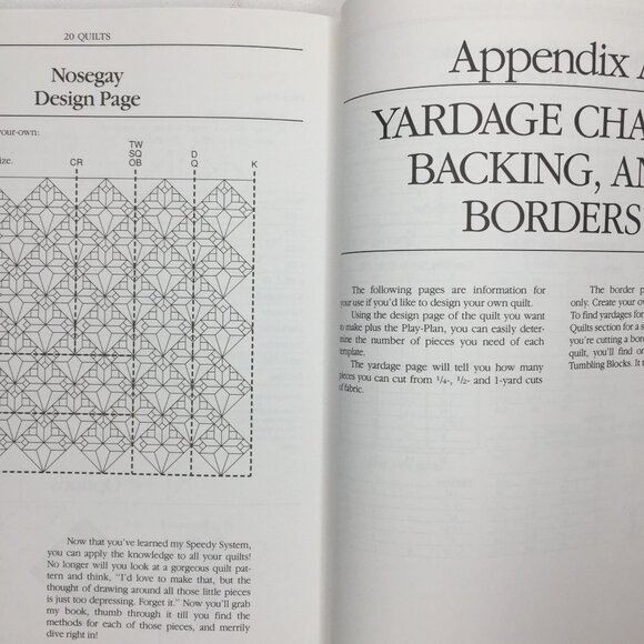 Quilter's Guide Rotary Cutting Quilting Book Patchwork Poster Fanning Patterns - Picture 14 of 16